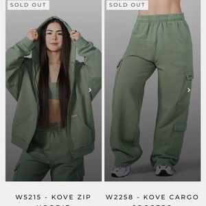YoungLA Kove Zip Jacket and Cargo Joggers set